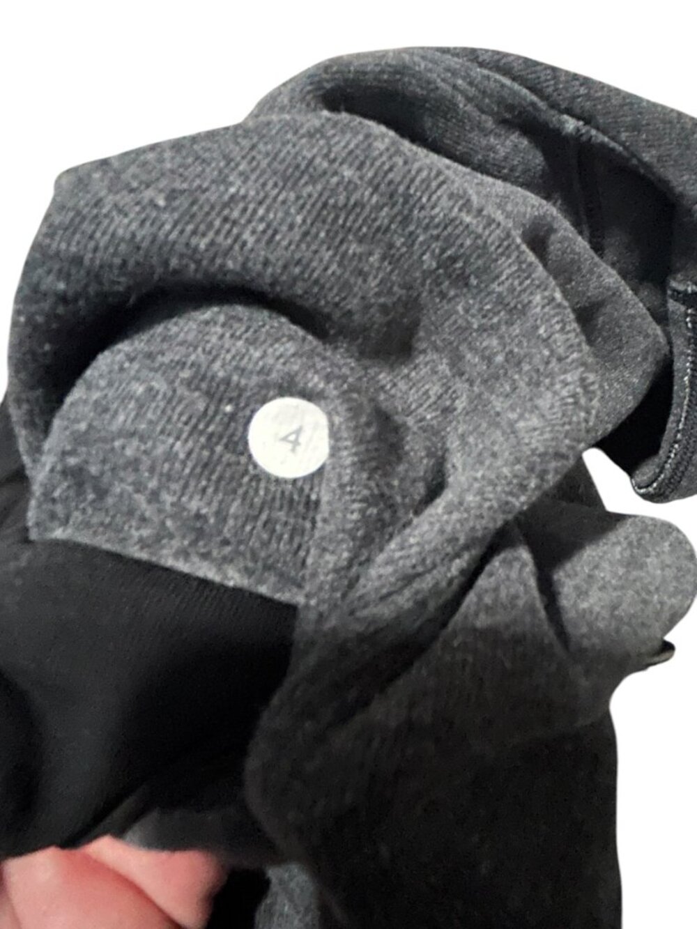 Lululemon Women’s Black/Grey Full-Zip Jacket - Picture 4 of 5